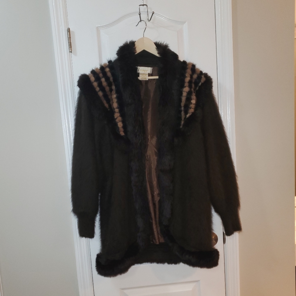 Imago Coat - Rabbit Fur